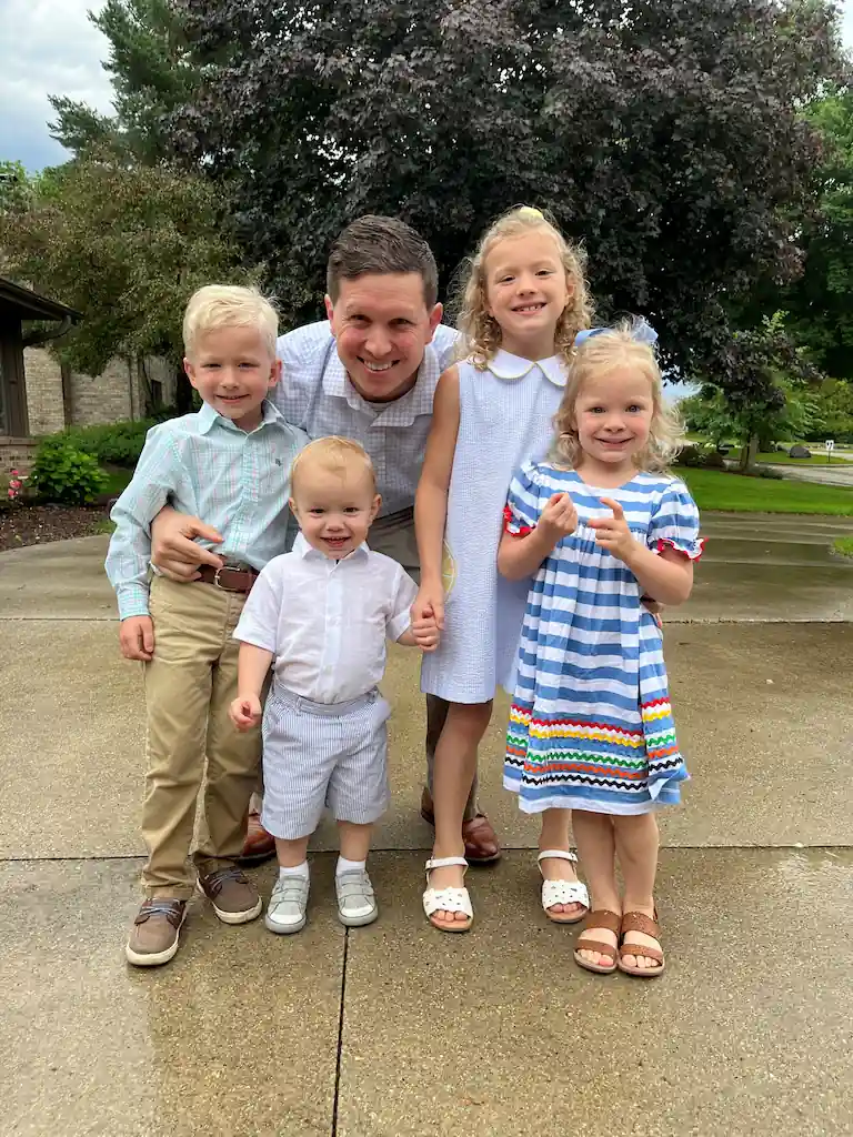 anthony-and-kids Anthony LoCoco and his children smiling